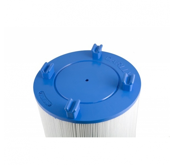 Filtre à Cartouche Pour Spa/piscine - 10x10x10 Cm - Blanc/bleu - Facile à Remplacer - 9